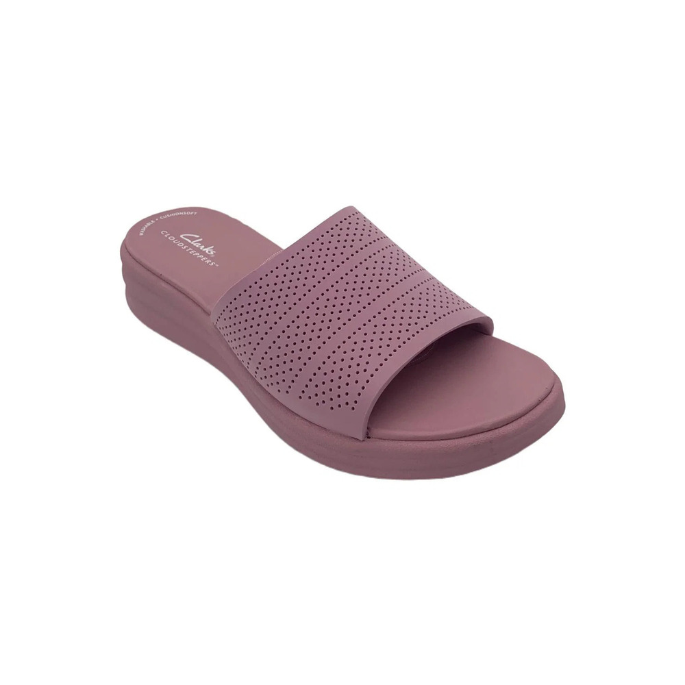 CLOUDSTEPPERS by Clarks Women's Drift Twist Casual Slides Purple - Medium